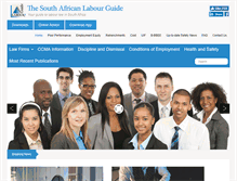 Tablet Screenshot of labourguide.co.za
